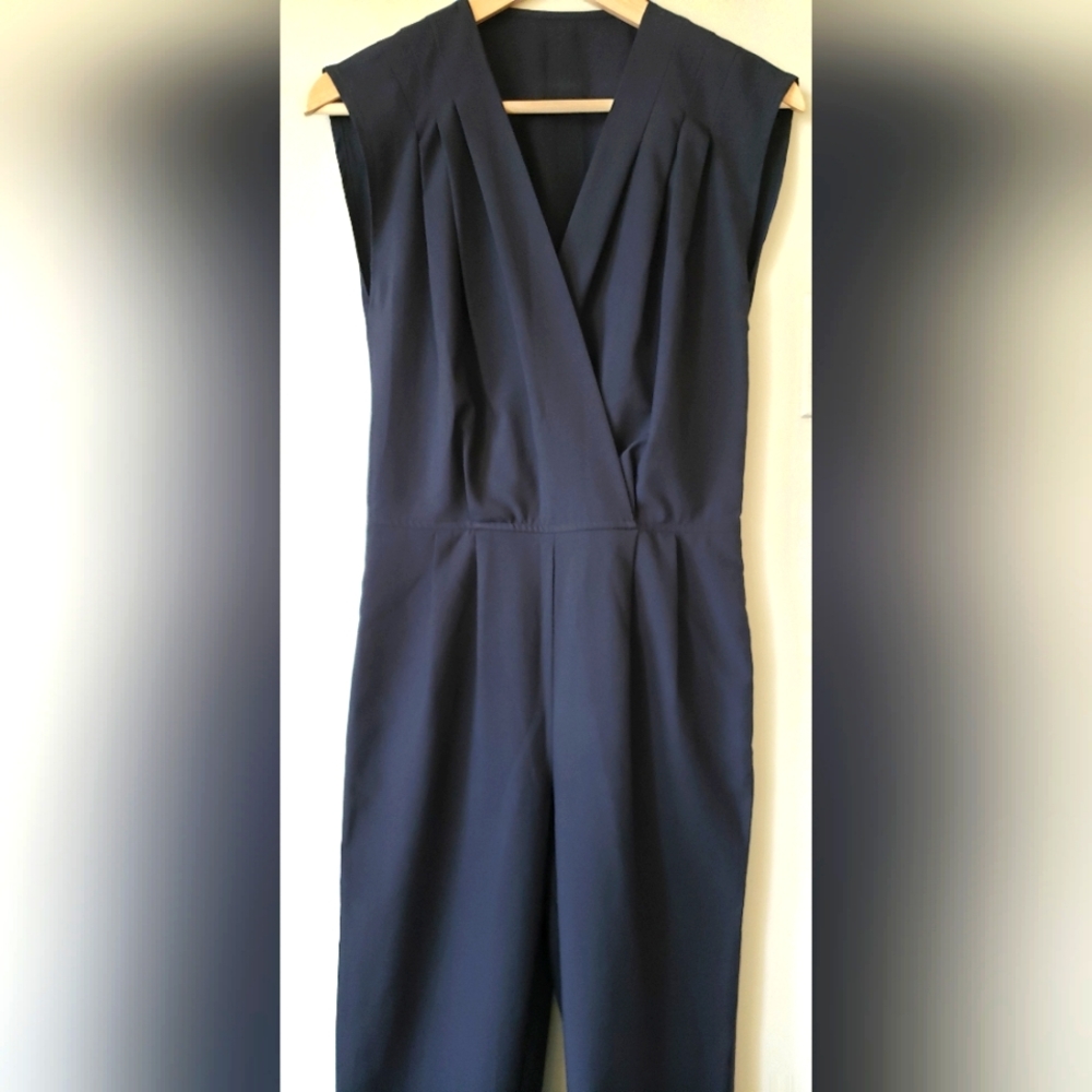 American Apparel Black V-neck Jumpsuit - S